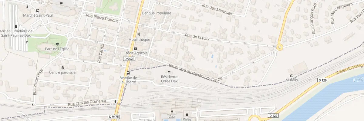 Plan du 29 Bd du General de Gaulle à Saint-Paul-lès-Dax