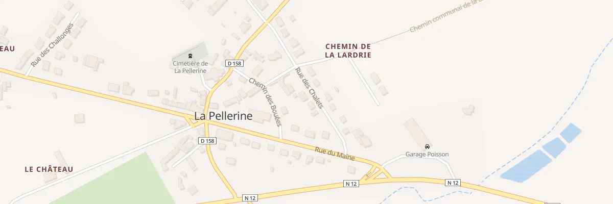 Plan du 14 Rue des Chalets à La Pellerine