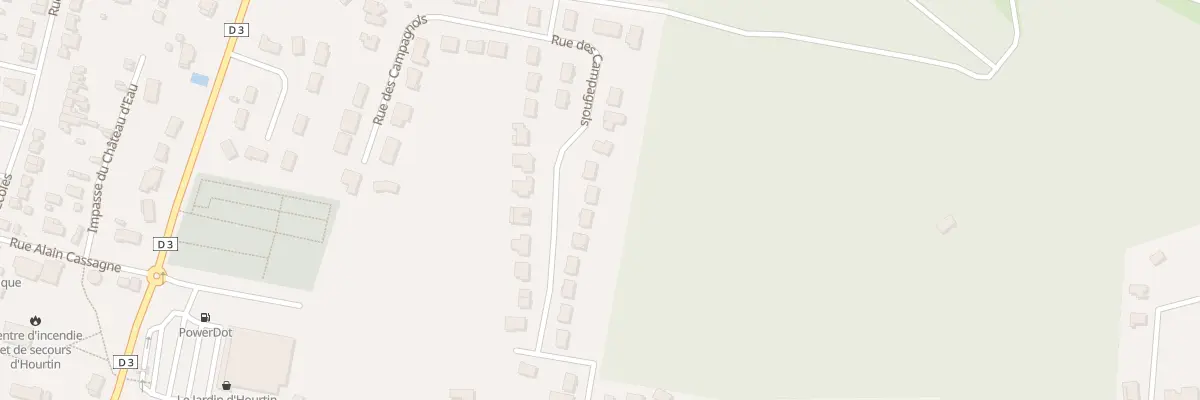Plan du 13 Rue des Campagnols à Hourtin