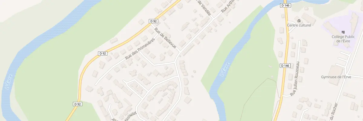 Plan du 28 Rue Val d’Evre (Montrevault) à Montrevault-sur-Èvre
