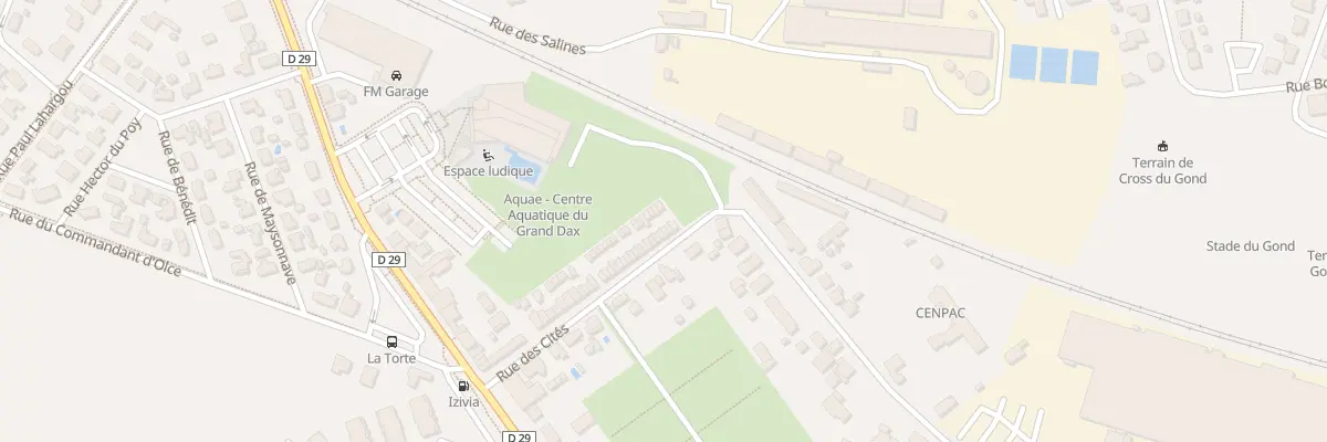 Plan du 57 Rue des Cités à Dax