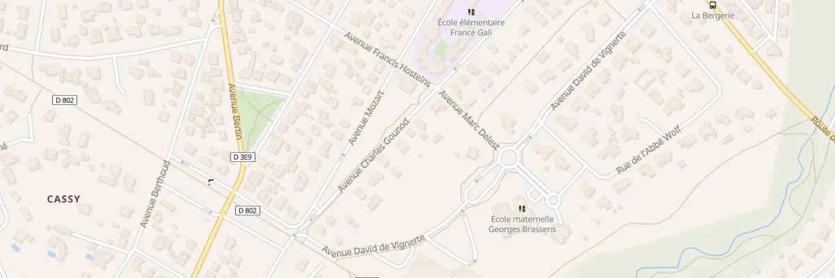 Plan du 13 Av Charles Gounod à Lanton