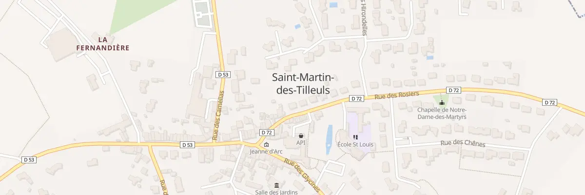 Plan du 9 Rue des rosiers à Saint-Martin-des-Tilleuls