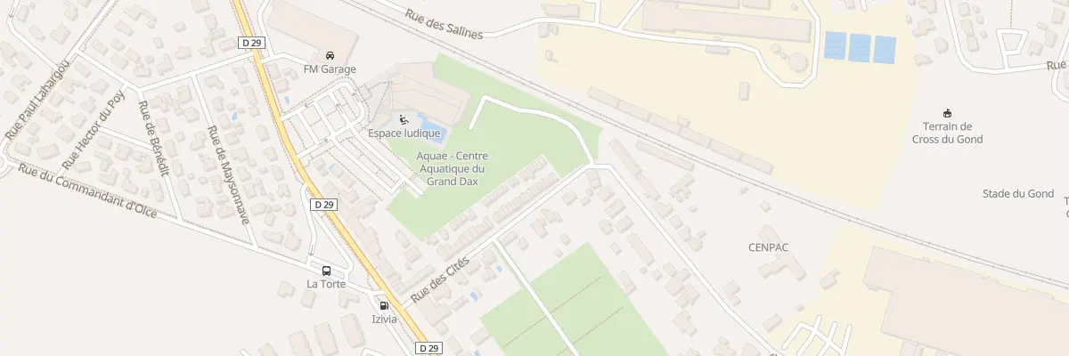 Plan du 51 Rue des Cités à Dax