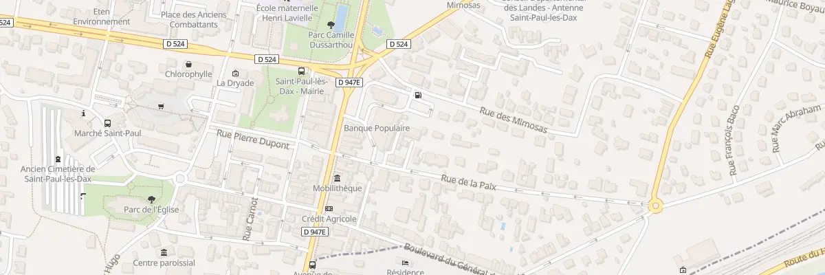 Plan du 3B Rue de la Paix à Saint-Paul-lès-Dax