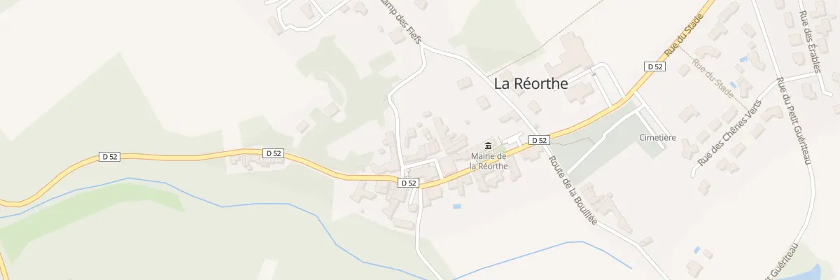 Plan du 5007 Rue de l’église à La Réorthe