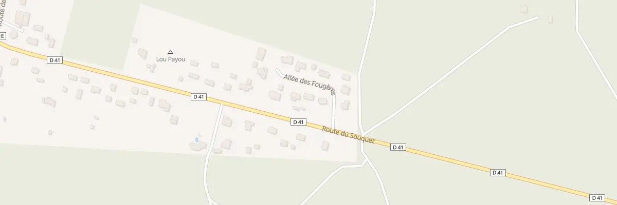Plan du 250 All des Fougeres à Lesperon
