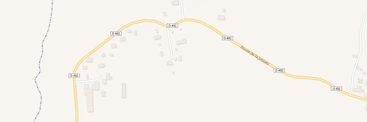 Plan du 11 Rte de la Jossais à Lapenty