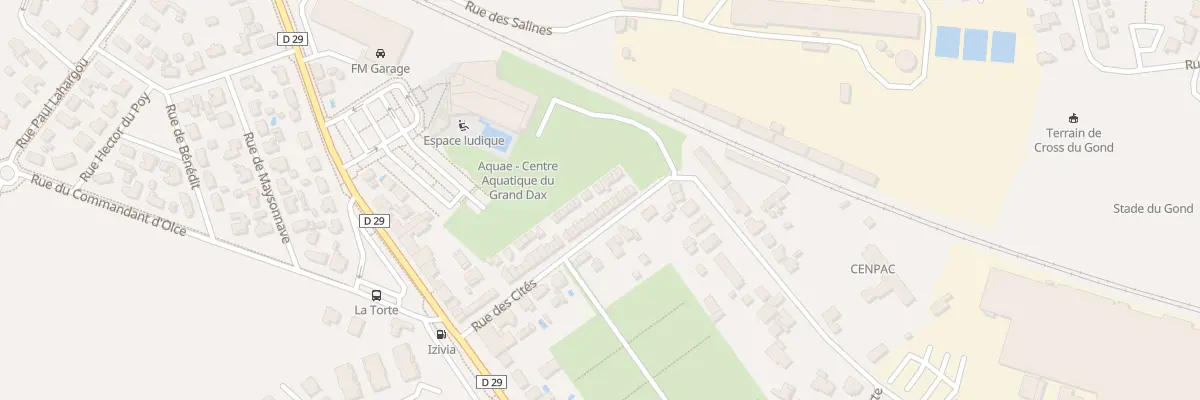 Plan du 45A Rue des Cités à Dax