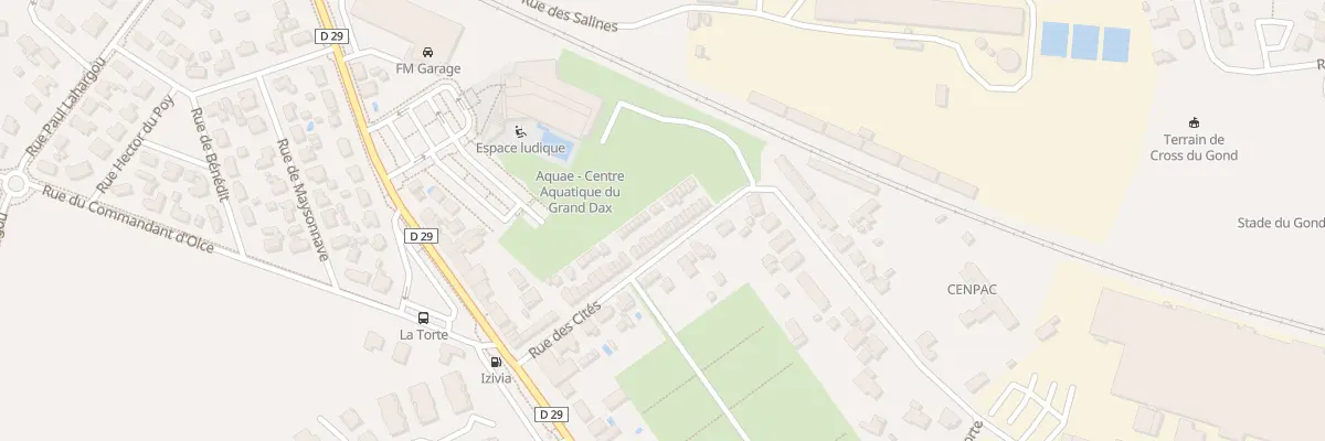 Plan du 41 Rue des Cités à Dax