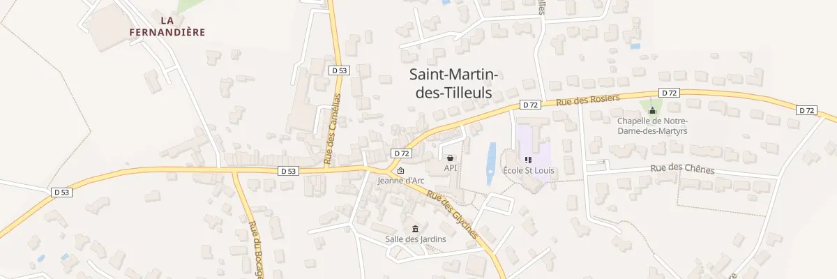 Plan du 2 Rue des rosiers à Saint-Martin-des-Tilleuls