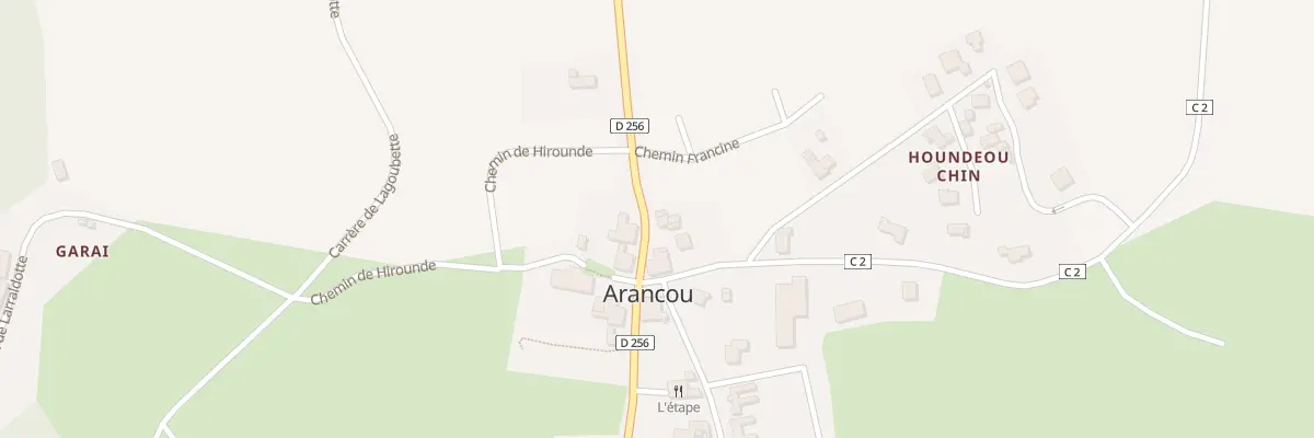 Plan du 54 Rte de Came à Arancou