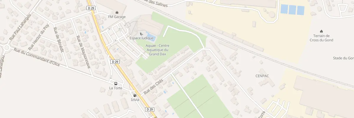 Plan du 37 Rue des Cités à Dax