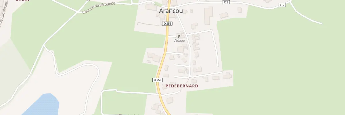 Plan du 180 Che du Berié à Arancou
