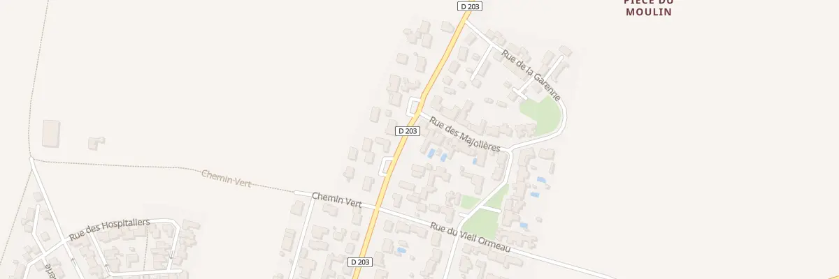 Plan du 2 Rue des Majolières à Saint-Vivien