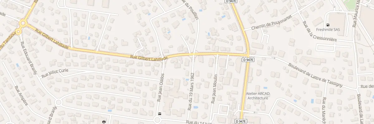 Plan du 175 Rue Gilbert Lahillade à Saint-Paul-lès-Dax
