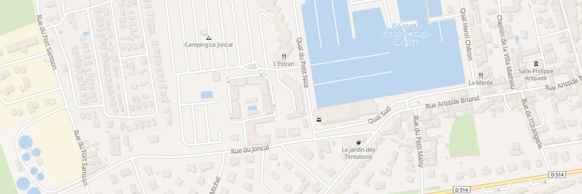 Plan du 5842 Le Port à Grandcamp-Maisy
