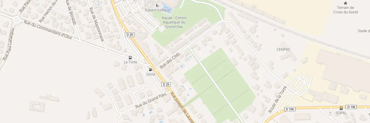 Plan du 8 Rue des Cités à Dax