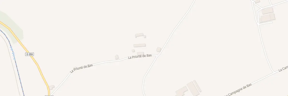 Plan du 4 La Priorté de Bas à Domjean