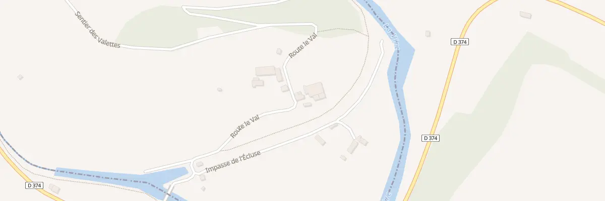 Plan du 5036 Le Val à Fourneaux