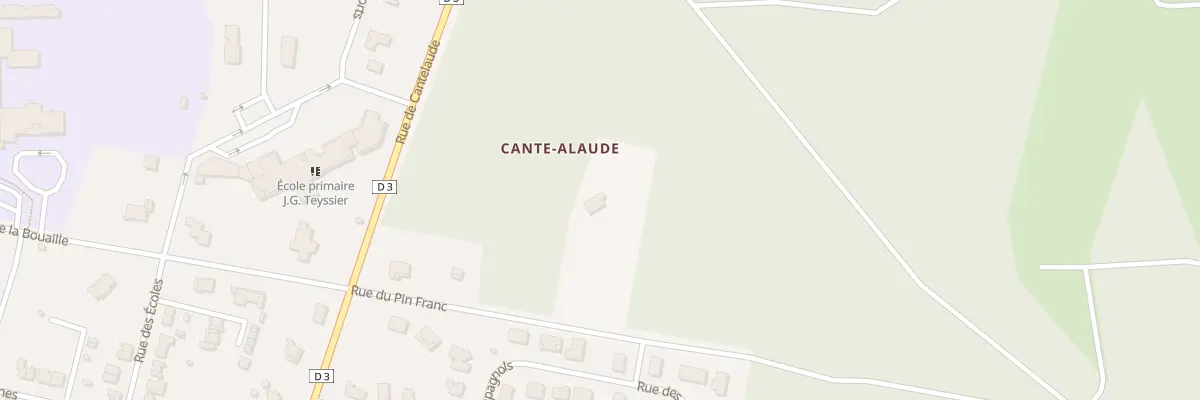 Plan du 11 Rue du Pin Franc à Hourtin
