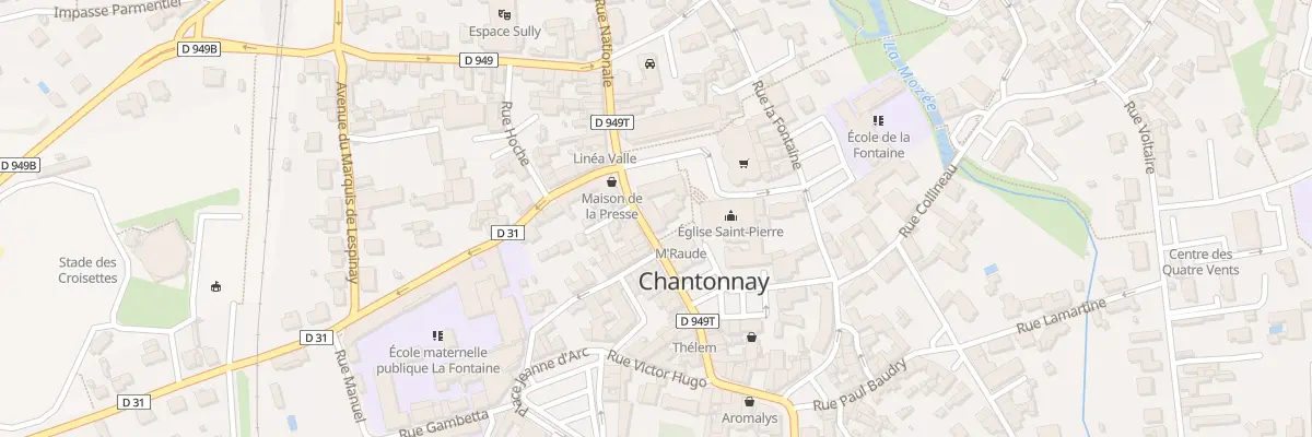 Plan du 49 Rue nationale à Chantonnay
