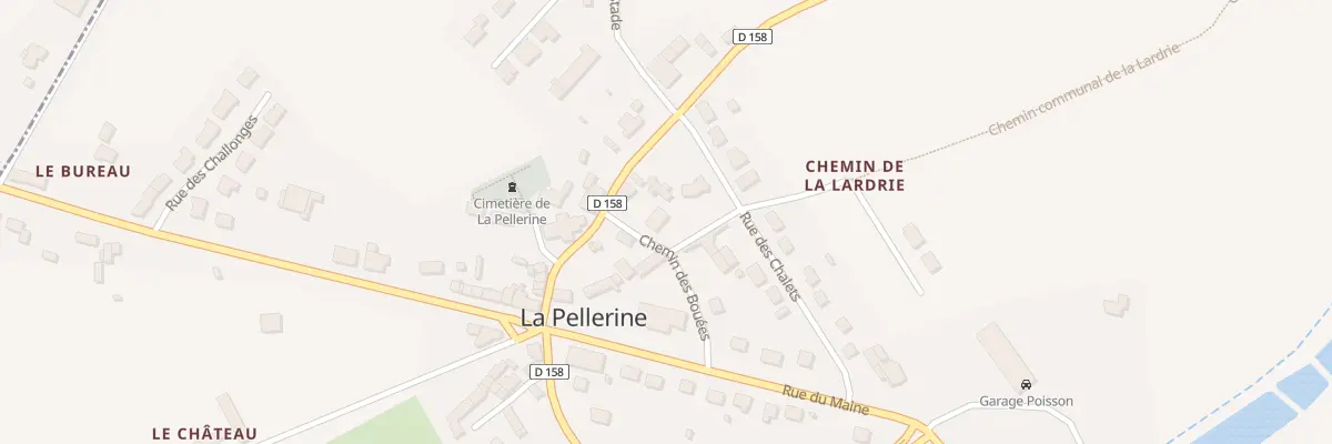 Plan du 11B Che des Boues à La Pellerine