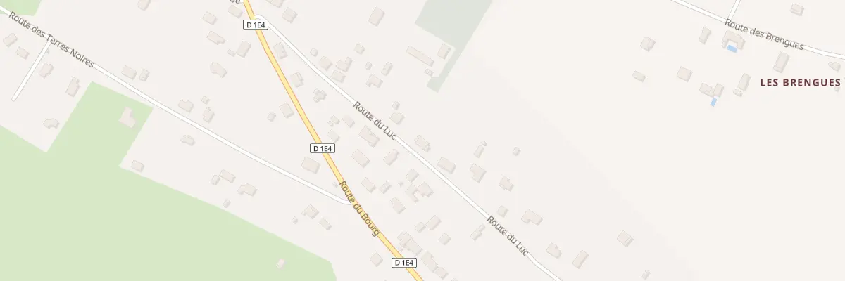 Plan du 15 Rte du Luc à Talais