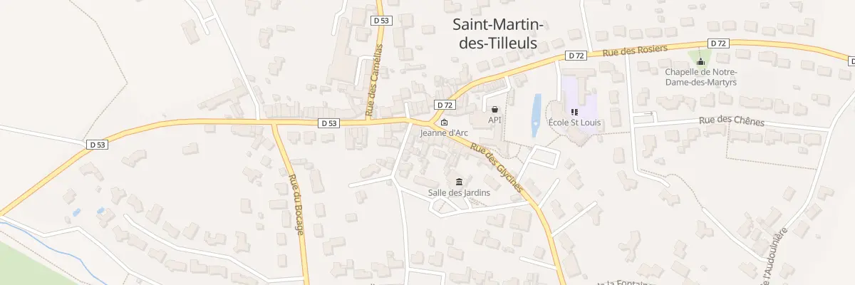 Plan du 13 Pl Jeanne d’Arc à Saint-Martin-des-Tilleuls
