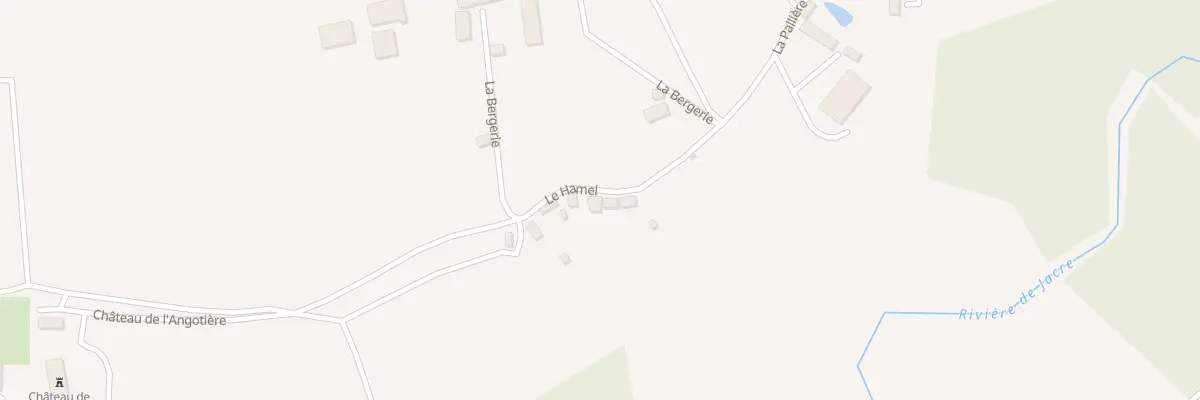 Plan du 5025 Le Hamel à Domjean