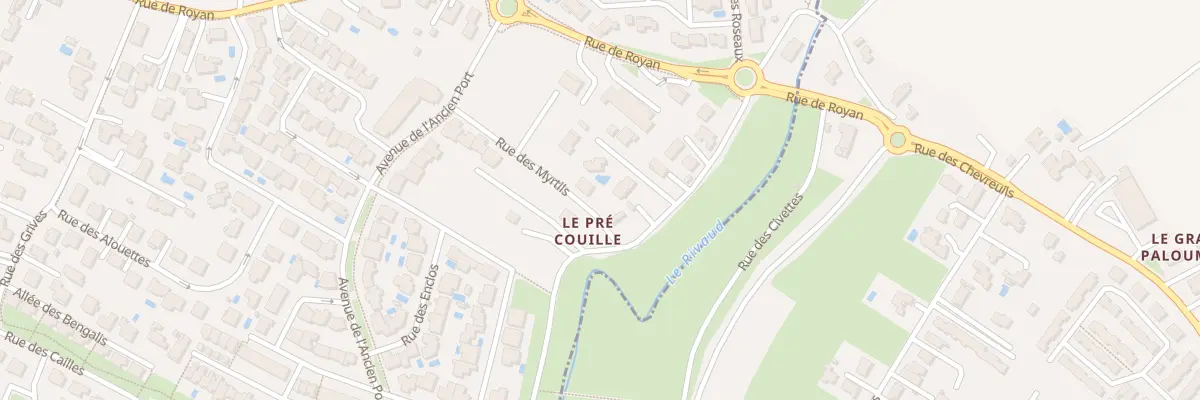 Plan du 8 Rue des Myrtils à Vaux-sur-Mer