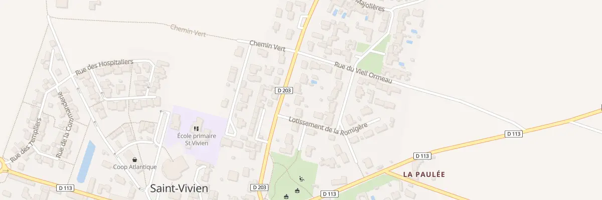 Plan du 20 Rue du Moulin du Bel Air à Saint-Vivien