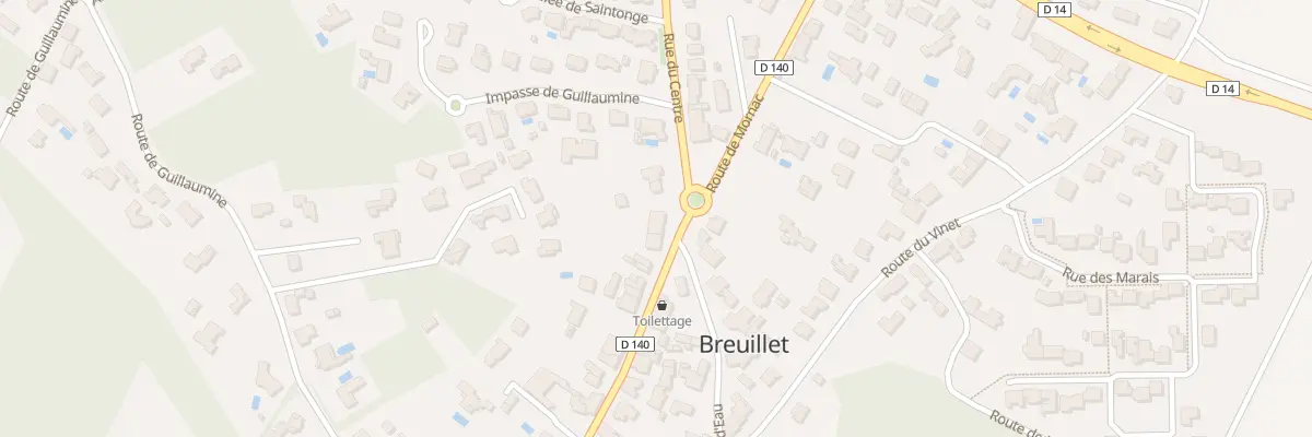 Plan du 75 Rue du Centre à Breuillet