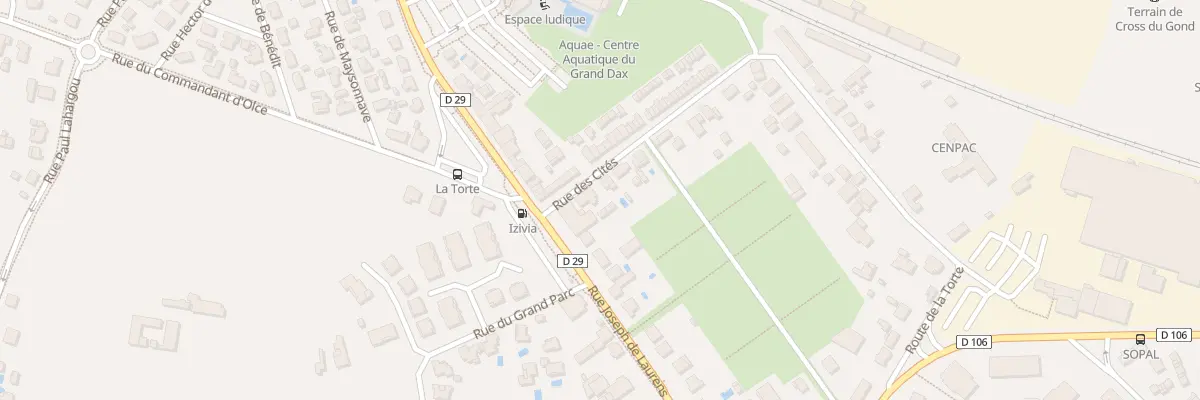 Plan du 4B Rue des Cités à Dax