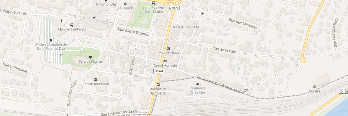Plan du 23 Imp Lacouture à Saint-Paul-lès-Dax