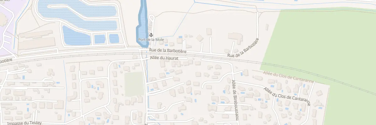 Plan du 1 All de Haurat à Gujan-Mestras