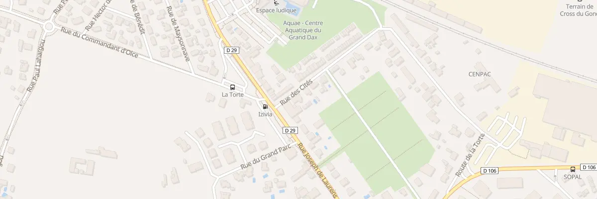 Plan du 4 Rue des Cités à Dax