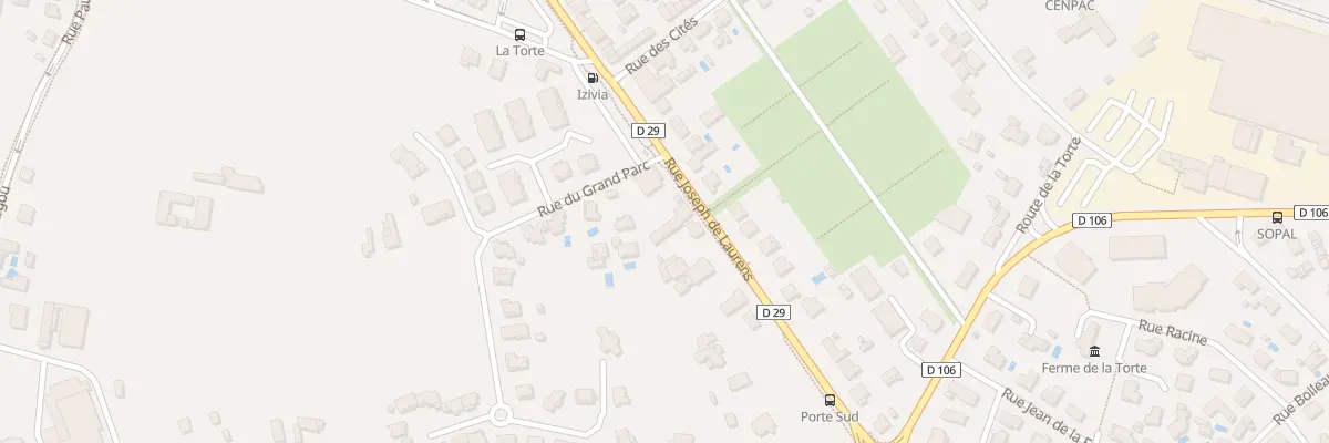 Plan du 34 Rue Joseph de Laurens à Dax