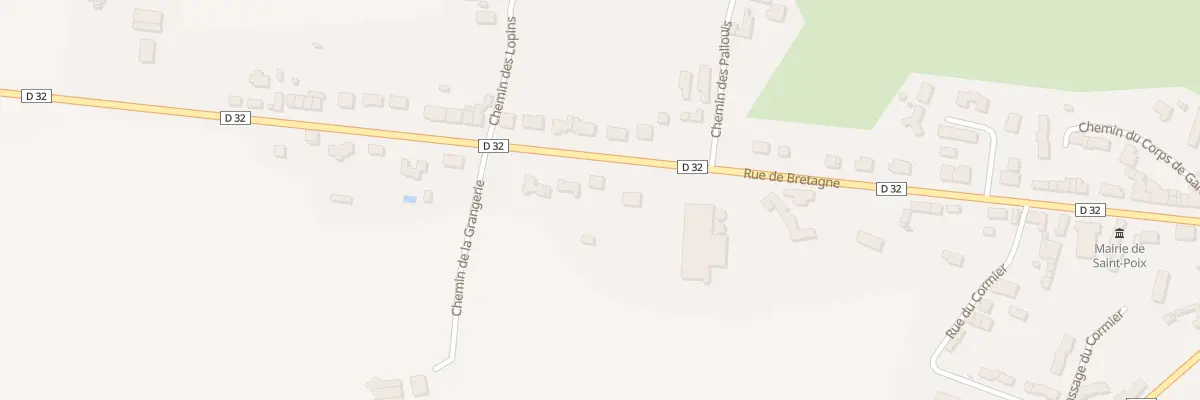 Plan du 55 Rue de Bretagne à Saint-Poix