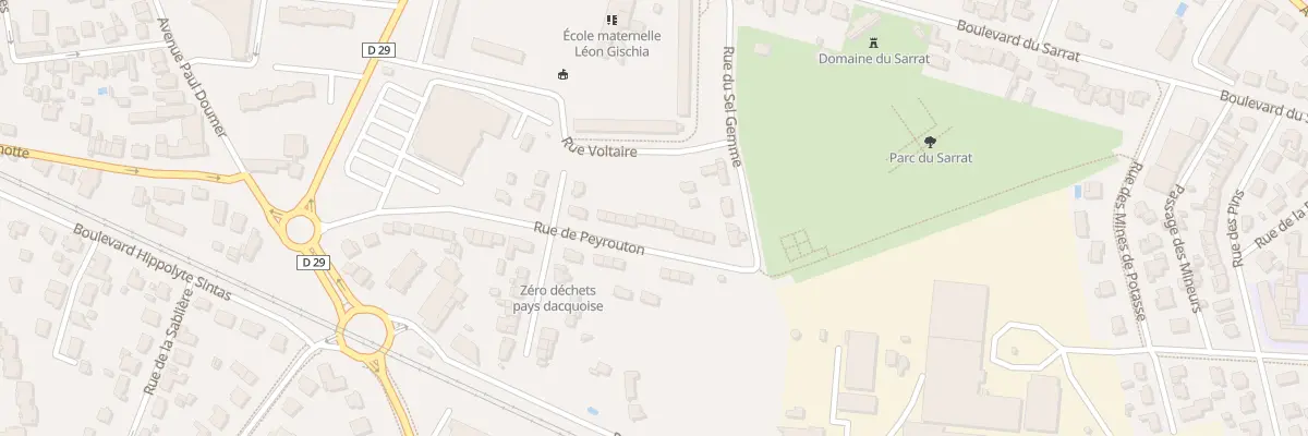 Plan du 14 Rue de Peyrouton à Dax