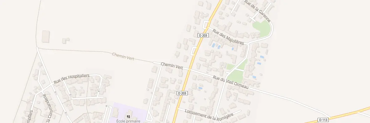Plan du 25 Rue du Moulin du Bel Air à Saint-Vivien