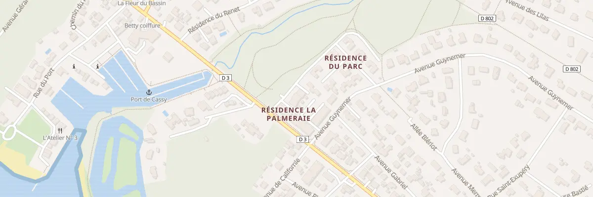 Plan du 20A Av de la République à Lanton