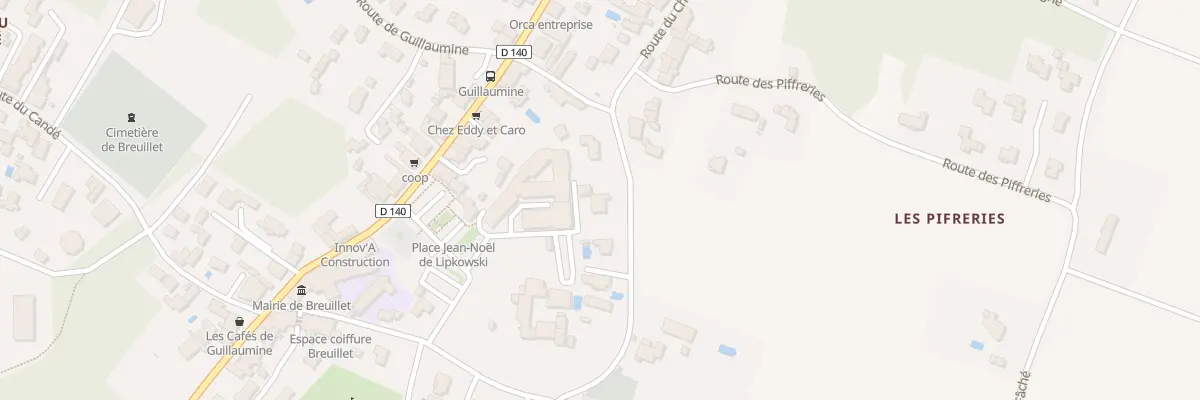 Plan du 29 Rte de l’Église à Breuillet