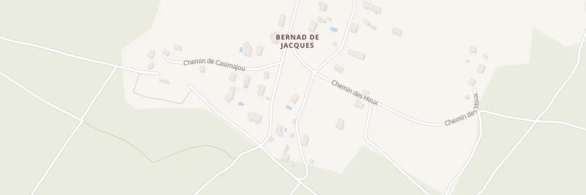 Plan du 38 Che des Houx à Parentis-en-Born