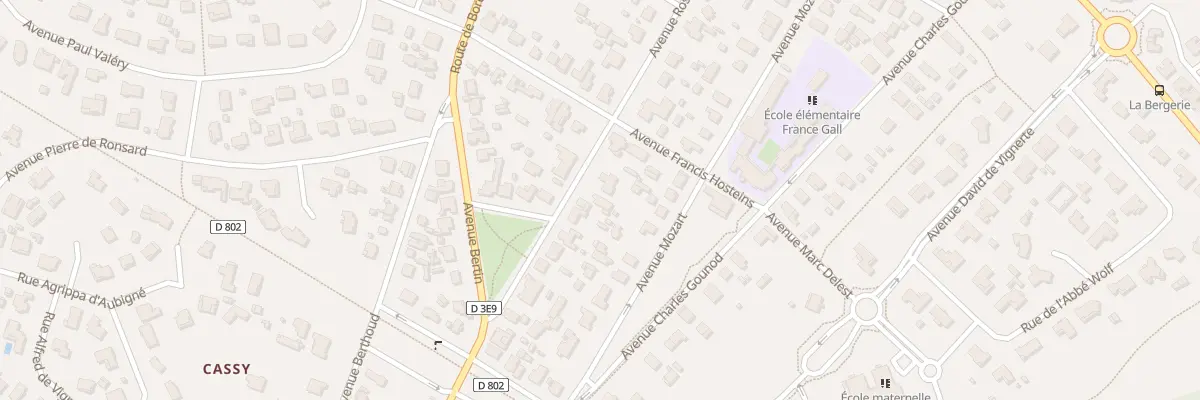 Plan du 21 Av Rosa Bonheur à Lanton
