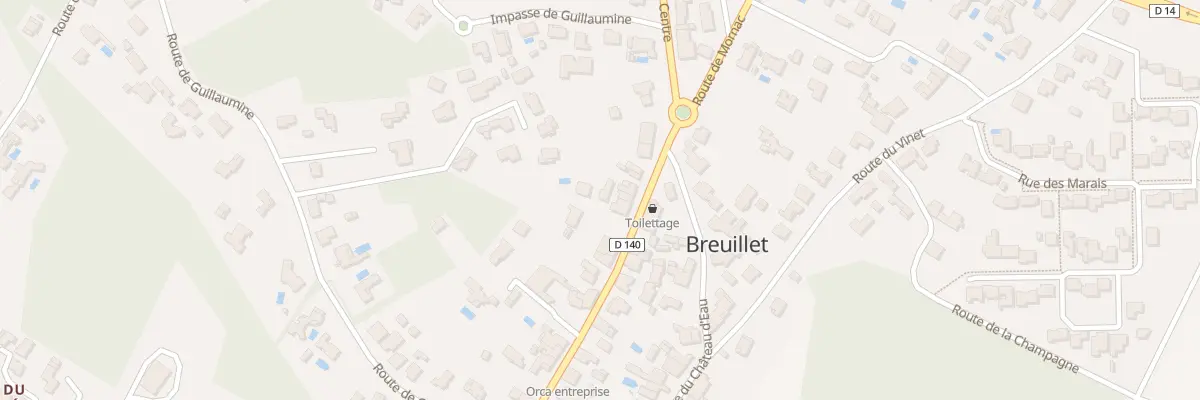 Plan du 67 Rue du Centre à Breuillet