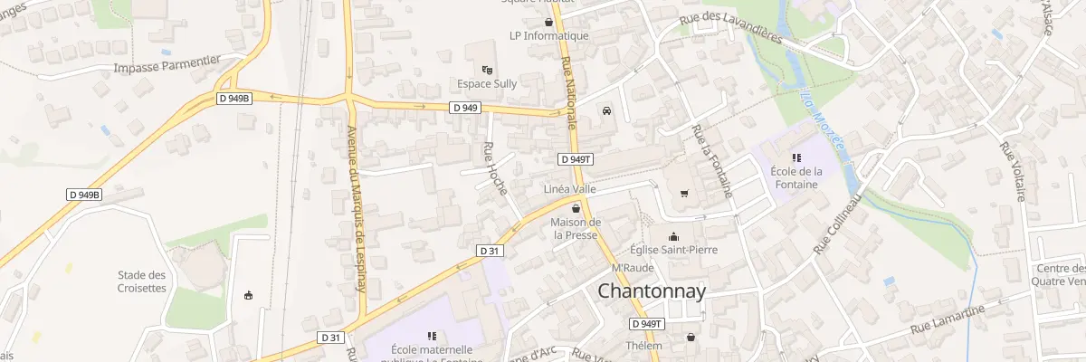 Plan du 46B Rue nationale à Chantonnay