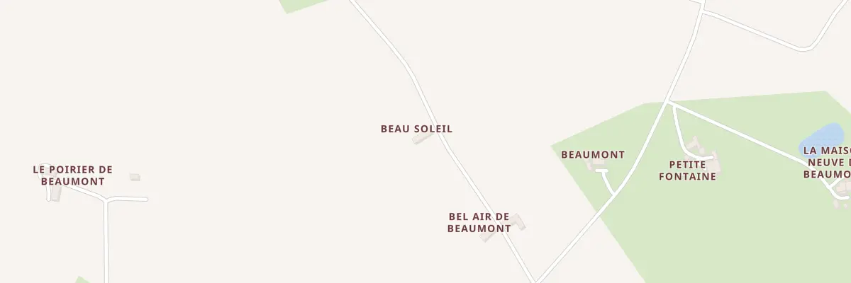 Plan du 1 Vc de Beaumont à Juvigné