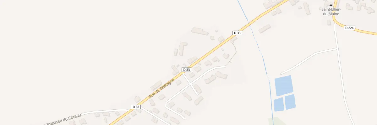 Plan du 21 Rue de Bretagne à Saint-Ellier-du-Maine