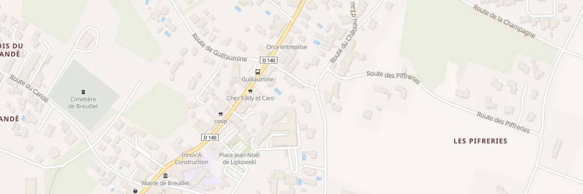 Plan du 31A Rte de l’Église à Breuillet